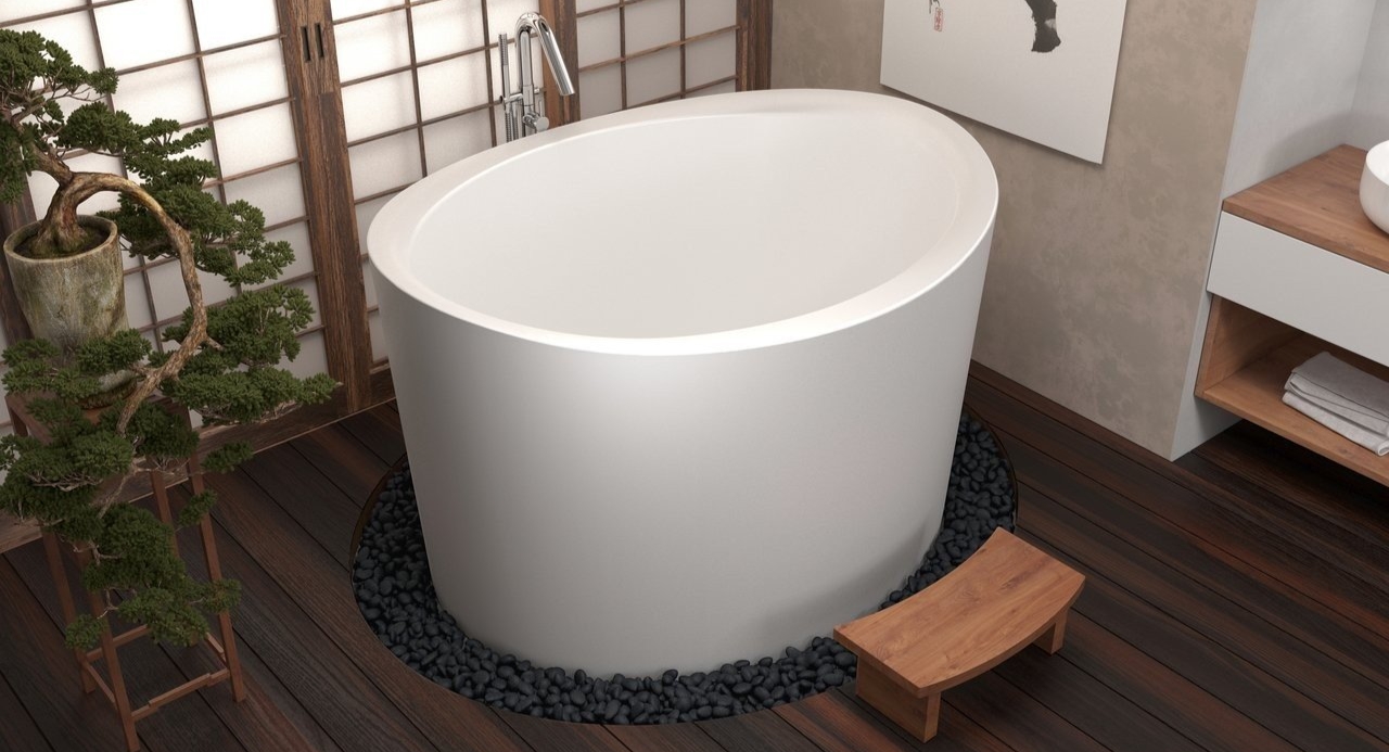 True Ofuro Duo Freestanding Stone Japanese Soaking Bathtub 03 (web)